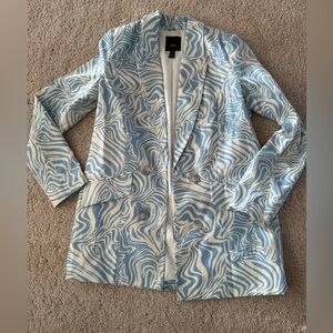 River Island Cream and Blue Blazer